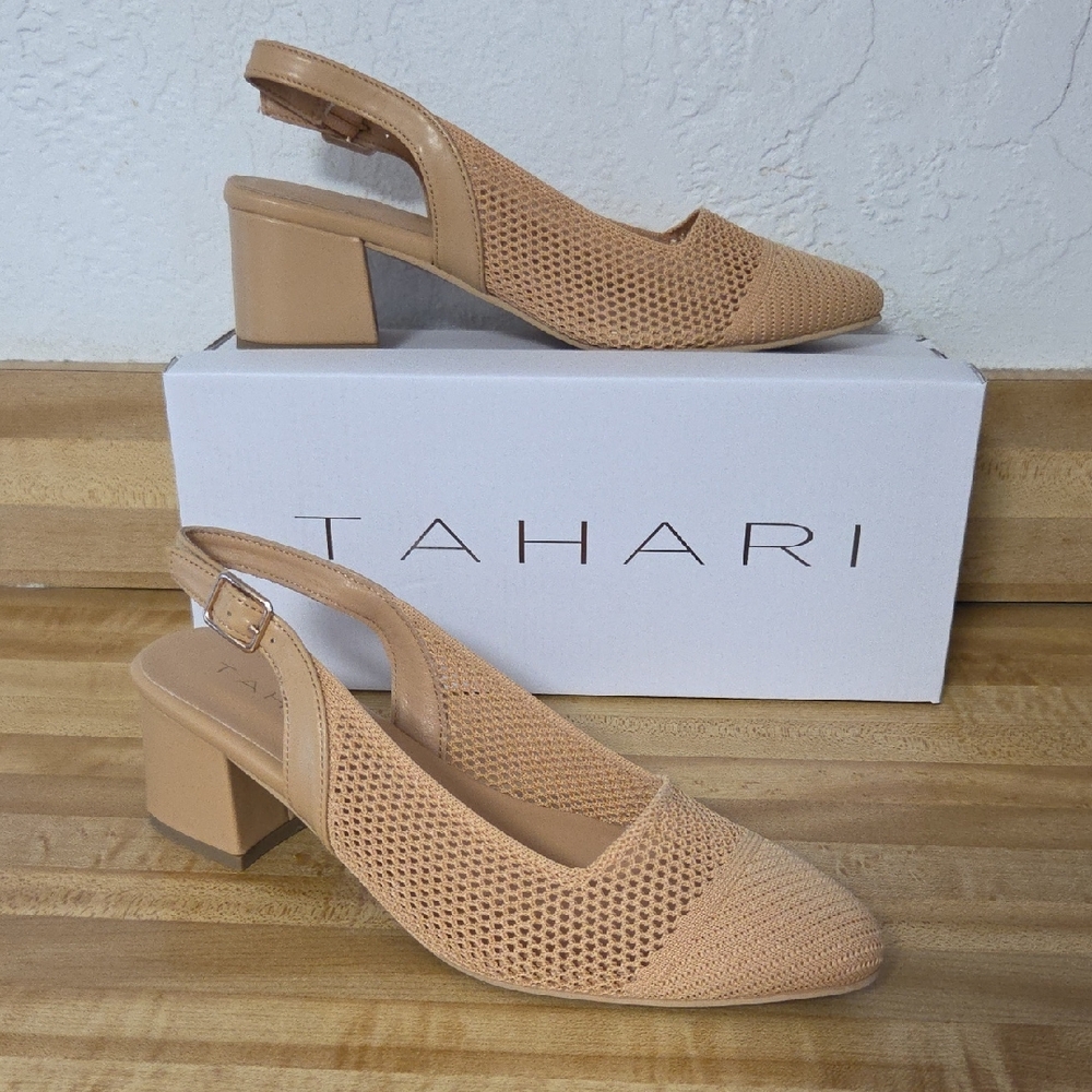 NWT "Tahari" PISA Slingback Knit Pump Woman's Size 8.5 or 10
